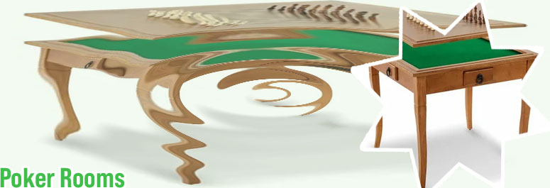 Expandable poker table