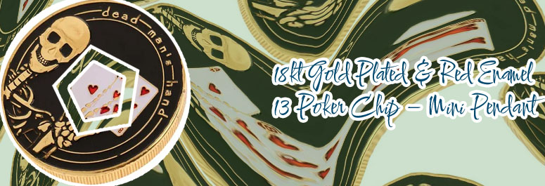 Gold plated poker chips