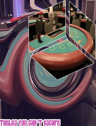 Poker casino table