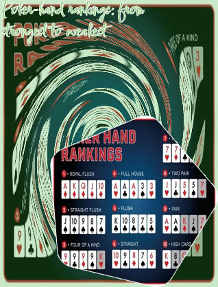 Three poker hands