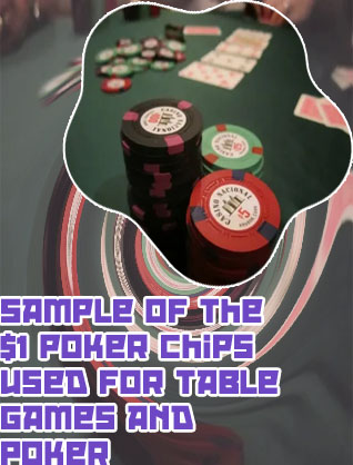 Used poker chips