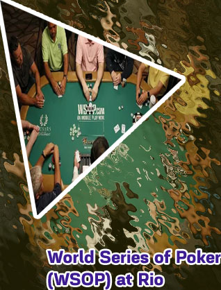 World series of poker table